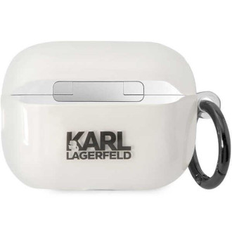 Karl Lagerfeld KLAP2HNCHTCT Airpods Pro 2 kryt průhledný Ikonik Choupette