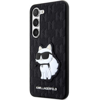 Karl Lagerfeld KLHCS23MSAKLHCPK S23+ S916 pevné pouzdro černo/černé Saffiano Monogram Choupette
