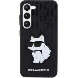 Karl Lagerfeld KLHCS23MSAKLHCPK S23+ S916 pevné pouzdro černo/černé Saffiano Monogram Choupette