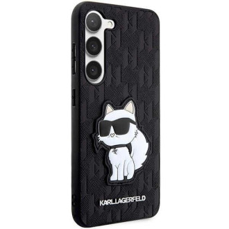 Karl Lagerfeld KLHCS23MSAKLHCPK S23+ S916 pevné pouzdro černo/černé Saffiano Monogram Choupette