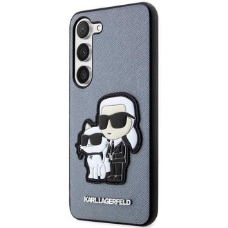 Karl Lagerfeld KLHCS23MSANKCPG S23+ S916 pevné pouzdro šedá/šedá Saffiano Karl &amp; Choupette