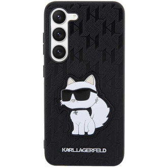 Karl Lagerfeld KLHCS23SSAKLHCPK S23 S911 pevné pouzdro černo/černé Saffiano Monogram Choupette