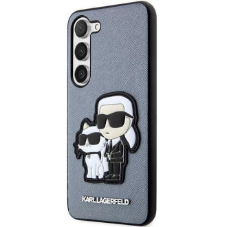 Karl Lagerfeld KLHCS23SSANKCPG S23 S911 pevné pouzdro šedá/šedá Saffiano Karl &amp; Choupette