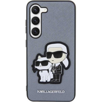 Karl Lagerfeld KLHCS23SSANKCPG S23 S911 pevné pouzdro šedá/šedá Saffiano Karl &amp; Choupette