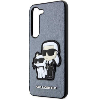 Karl Lagerfeld KLHCS23SSANKCPG S23 S911 pevné pouzdro šedá/šedá Saffiano Karl &amp; Choupette