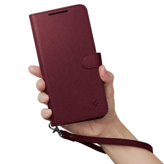 Spigen PENĚŽENKA "S" PLUS GALAXY S23 BORGUNDY