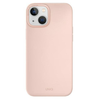 Uniq pouzdro Lino Hue iPhone 14 6.1&quot; Magclick Charging pink/blush pink