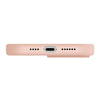 Uniq pouzdro Lino Hue iPhone 14 6.1&quot; Magclick Charging pink/blush pink