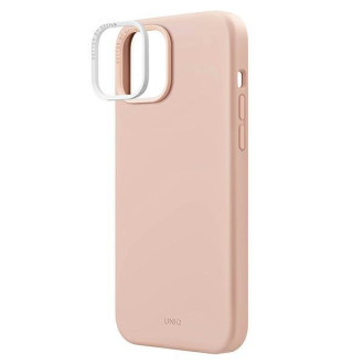 Uniq pouzdro Lino Hue iPhone 14 Plus 6,7&quot; Magclick Charging pink/blush pink