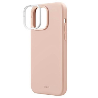 Uniq pouzdro Lino Hue iPhone 14 Pro 6.1&quot; Magclick Charging pink/blush pink