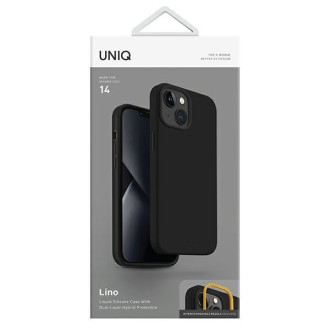Uniq obal Lino iPhone 14 6.1&quot; černý/půlnoční černý