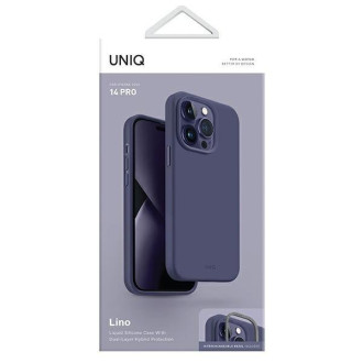 Uniq pouzdro Lino iPhone 14 Pro 6.1&quot; fialová/fialová obr