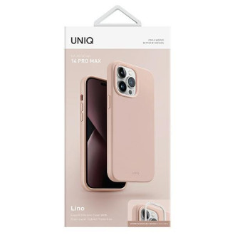 Uniq pouzdro Lino iPhone 14 Pro Max 6,7&quot; růžová/růžová tvářenka