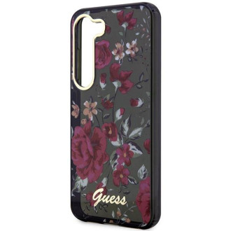 Guess GUHCS23MHCFWSA S23+ S916 zelené/kaki pevné pouzdro Flower Collection