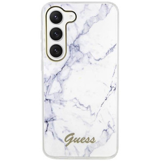 Guess GUHCS23MPCUMAH S23+ S916 bílá/bílá pevná skříň Marble