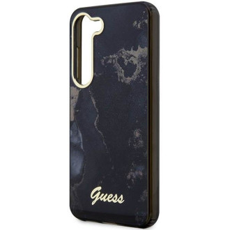 Guess GUHCS23SHTMRSK S23 S911 černo/černé pevné pouzdro Golden Marble Collection