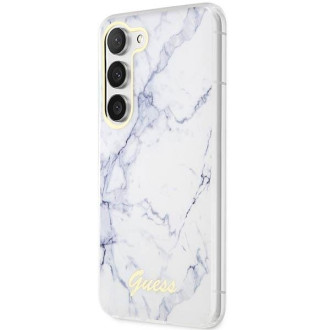 Guess GUHCS23SPCUMAH S23 S911 bílá/bílá pevná skříň Marble