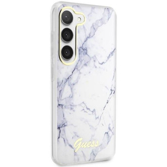 Guess GUHCS23SPCUMAH S23 S911 bílá/bílá pevná skříň Marble