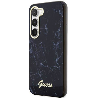 Guess GUHCS23SPCUMAK S23 S911 černo/černé pevné pouzdro Marble