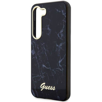 Guess GUHCS23SPCUMAK S23 S911 černo/černé pevné pouzdro Marble