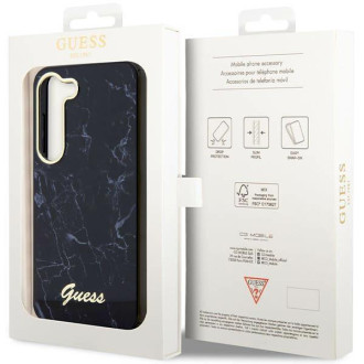 Guess GUHCS23SPCUMAK S23 S911 černo/černé pevné pouzdro Marble