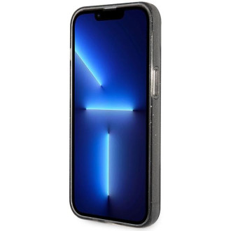 Karl Lagerfeld KLHCP12MHNKCTGK iPhone 12/12 Pro 6,1&quot; černý/černý pevný obal Glitr Karl&amp;Choupette
