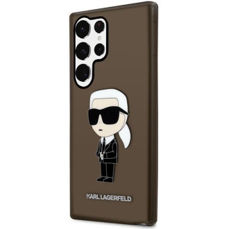 Karl Lagerfeld KLHCS23LHNIKTCK S23 Ultra S918 černo/černé pevné pouzdro Ikonik Karl Lagerfeld