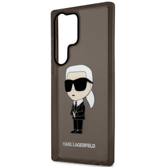 Karl Lagerfeld KLHCS23LHNIKTCK S23 Ultra S918 černo/černé pevné pouzdro Ikonik Karl Lagerfeld