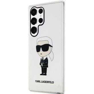 Karl Lagerfeld KLHCS23LHNIKTCT S23 Ultra S918 průhledný pevný kufr Ikonik Karl Lagerfeld