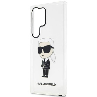 Karl Lagerfeld KLHCS23LHNIKTCT S23 Ultra S918 průhledný pevný kufr Ikonik Karl Lagerfeld