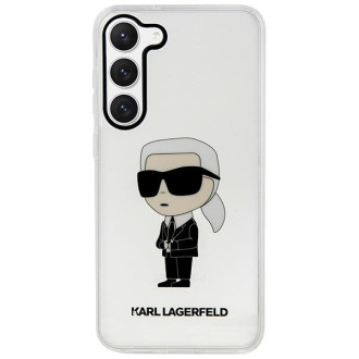 Karl Lagerfeld KLHCS23MHNIKTCT S23+ S916 průhledný pevný kufr Ikonik Karl Lagerfeld