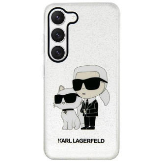 Karl Lagerfeld KLHCS23SHNKCTGT S23 S911 transparentní pevný kufr Glitr Karl&Choupette