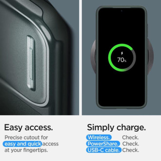 Spigen OPTIK ARMOR GALAXY S23 ABYSS GREEN