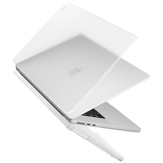 Uniq pouzdro Claro MacBook Air 13 (2022) transparentní/holubičí matné čiré