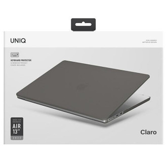 Uniq pouzdro pro Claro MacBook Air 13 (2022) grey/smoke grey