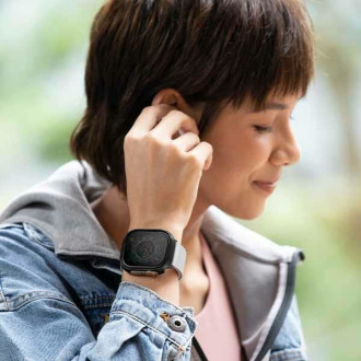 Uniq Valencia Apple Watch Ultra 49mm pouzdro. černá/půlnoční černá