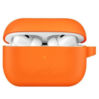 Uniq pouzdro Vencer AirPods Pro 2 gen. Silikonová oranžová/pálená oranžová