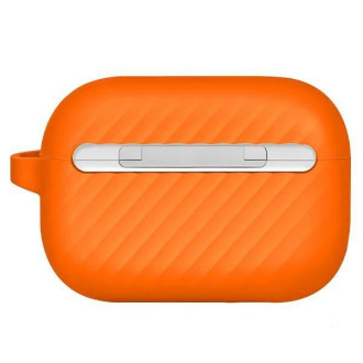 Uniq pouzdro Vencer AirPods Pro 2 gen. Silikonová oranžová/pálená oranžová