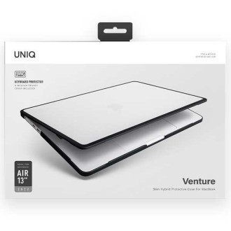 Uniq pouzdro Venture MacBook Air 13" (2018-2022) černá/půlnoční černá