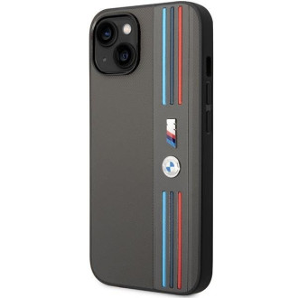 Pouzdro BMW BMHCP14S22PPMA iPhone 14 6.1&quot; šedá/šedá Tricolor M Collection