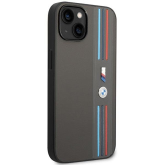 Pouzdro BMW BMHCP14S22PPMA iPhone 14 6.1&quot; šedá/šedá Tricolor M Collection