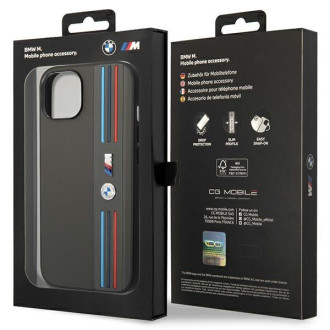 Pouzdro BMW BMHCP14S22PPMA iPhone 14 6.1&quot; šedá/šedá Tricolor M Collection