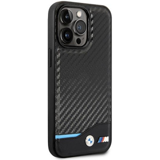 Pouzdro BMW BMHMP14L22NBCK iPhone 14 Pro 6.1&quot; černo/černé Carbon MagSafe