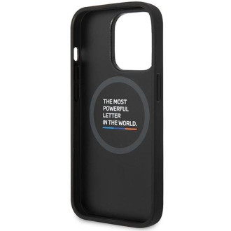 Pouzdro BMW BMHMP14L22NBCK iPhone 14 Pro 6.1&quot; černo/černé Carbon MagSafe