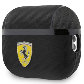 Kryt Ferrari FESAP2CABK AirPods Pro 2 černo/černý On Track PU Carbon