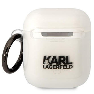 Karl Lagerfeld KLA2HNCHTCT Airpods 1/2 kryt průhledný Ikonik Choupette
