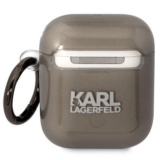 Karl Lagerfeld KLA2HNIKTCK AirPods 1/2 kryt černý/černý Karl`s Head