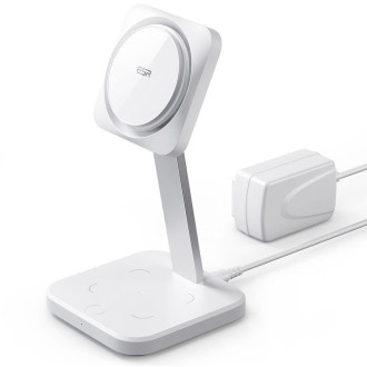 ESR HALOLOCK 2V1 CRYOBOOST MAGNETICKÁ MAGSAFE BEZDRÁTOVÁ NABÍJEČKA ARCTIC WHITE