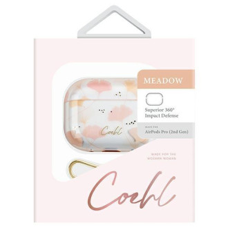 Uniq pouzdro Coehl Meadow AirPods Pro 2 růžové/jarní růžové