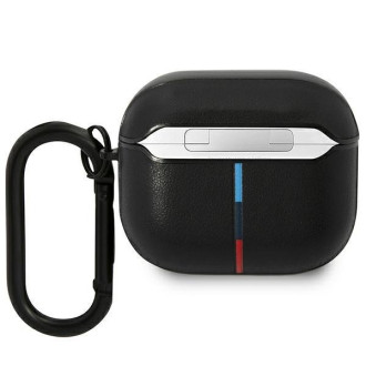 BMW BMA322PVTK kryt AirPods 3 gen black/black Leather Curved Line